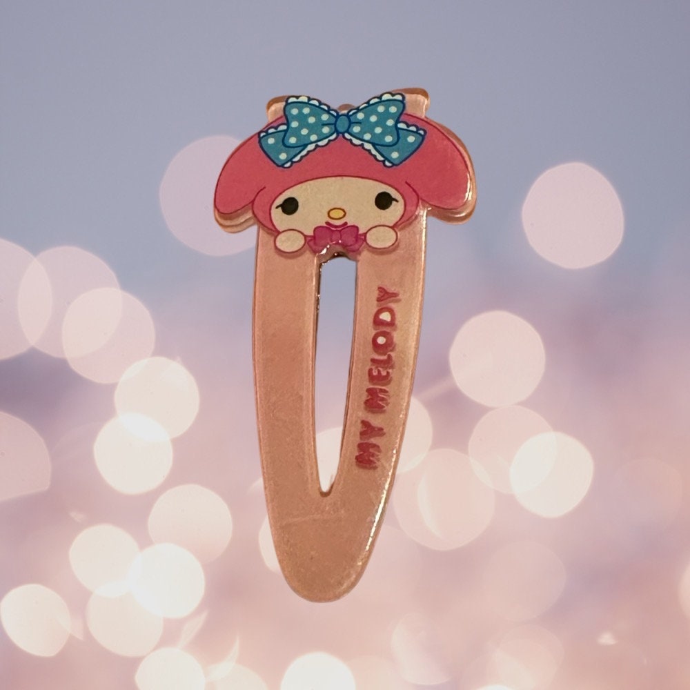 Cute hair clips | Kawaii hair accessories | Cinnmoroll hair clips | Alligator hair clips | Barrettes | Kuromi | My Melody hair clips | Cute