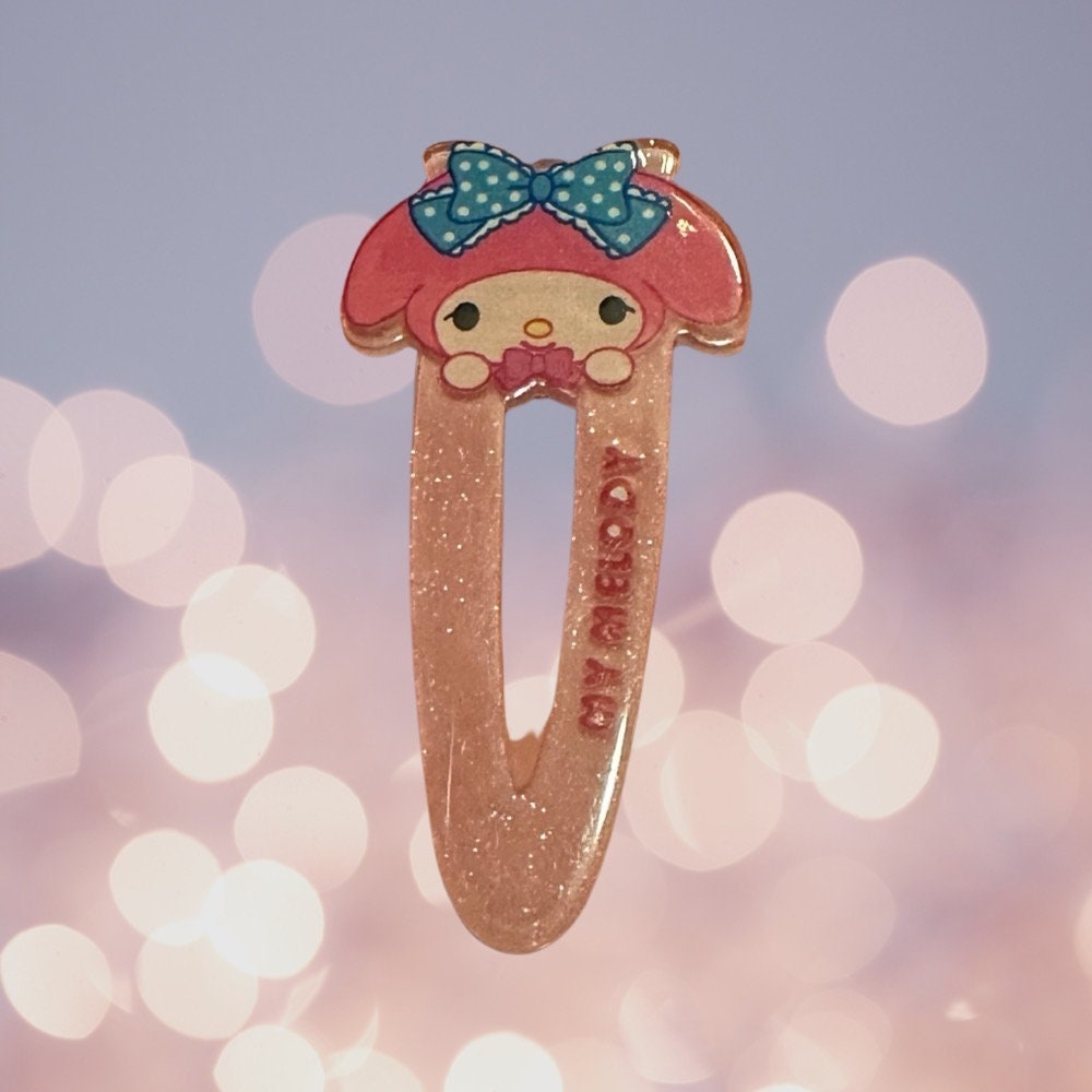 Cute hair clips | Kawaii hair accessories | Cinnmoroll hair clips | Alligator hair clips | Barrettes | Kuromi | My Melody hair clips | Cute