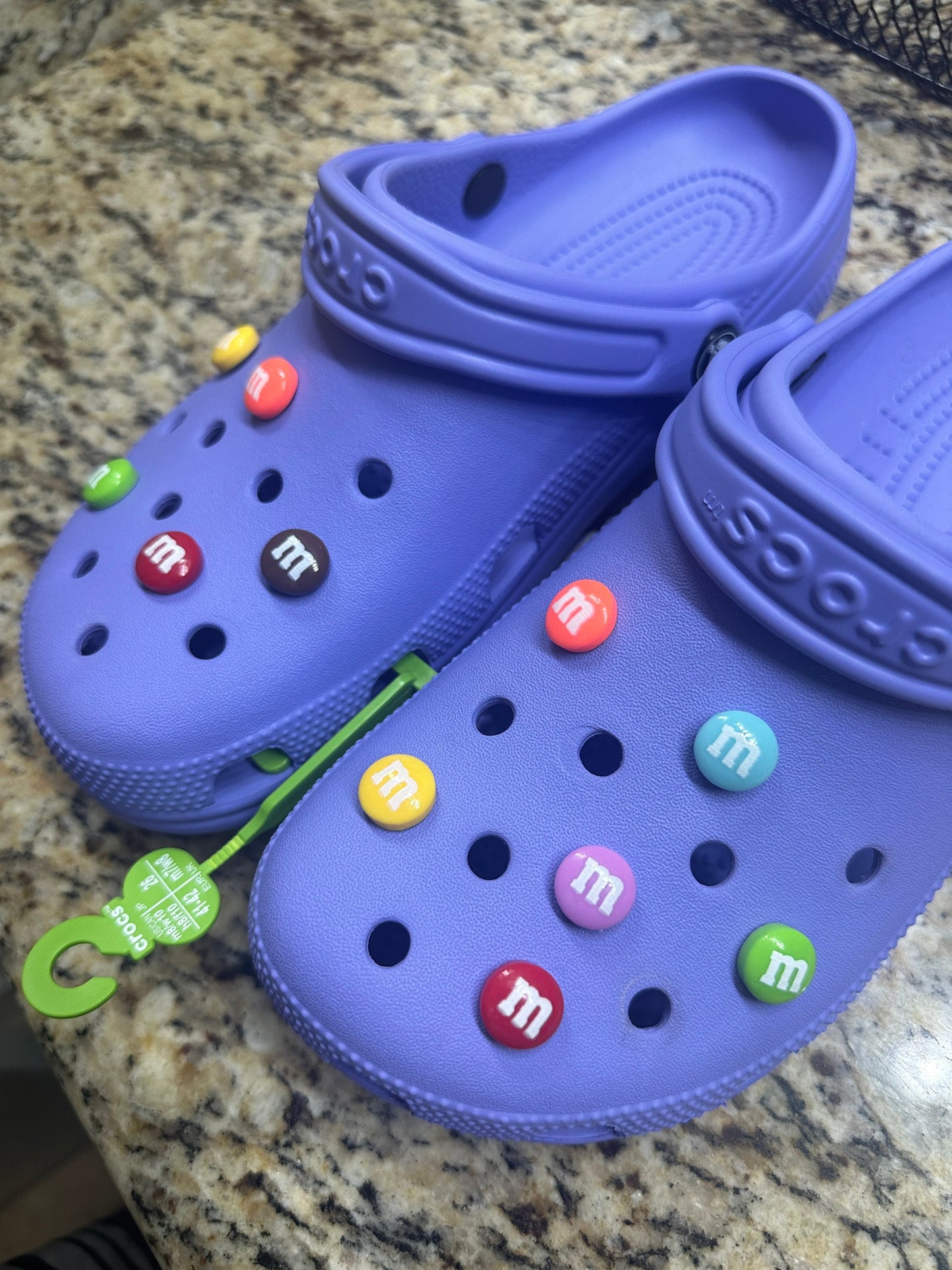 M&M Candy Shoe charms | Chocolate candies | Candy charms | MMs | Colorful candy charms | 3d shoe charms | 3d food | Candies