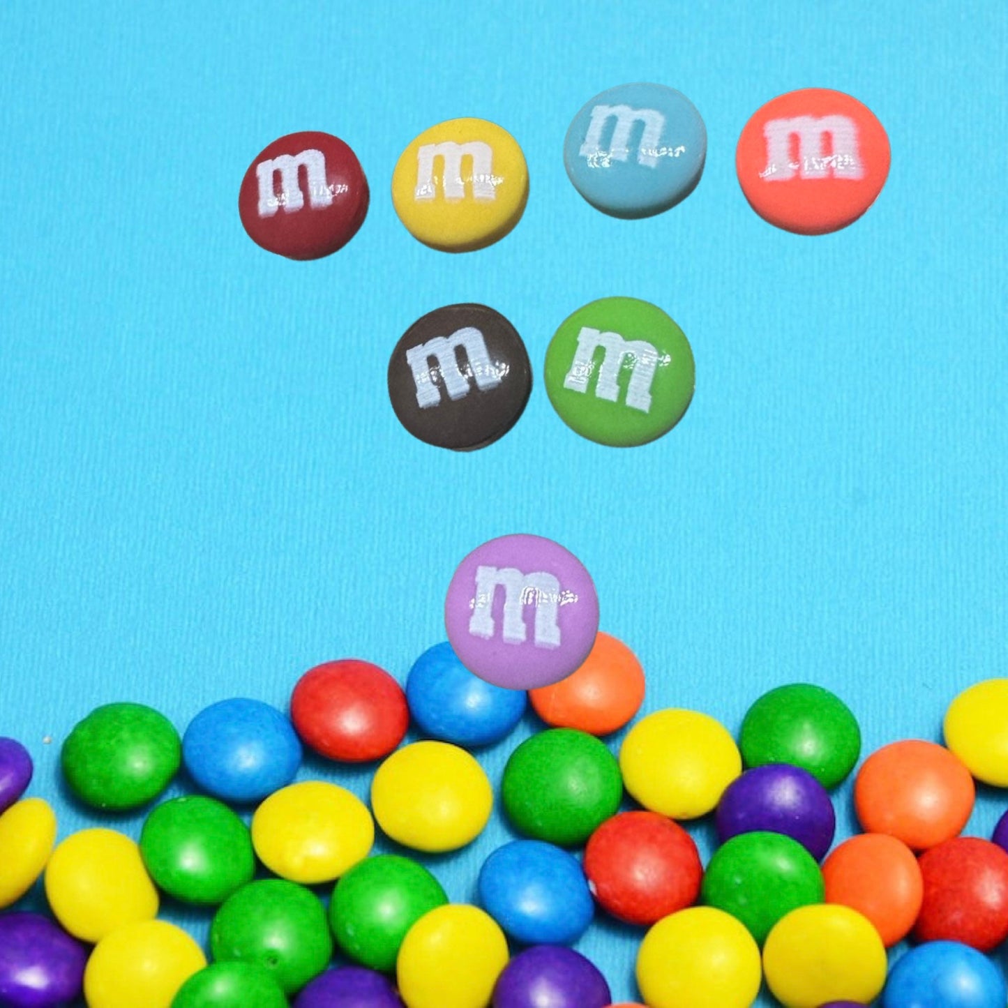 M&M Candy Shoe charms | Chocolate candies | Candy charms | MMs | Colorful candy charms | 3d shoe charms | 3d food | Candies