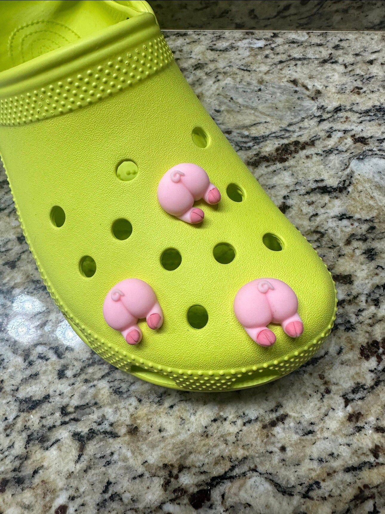 Kawaii | PIG BUTT | pig butt shoe charms | pork bun | butt | cute | Pink | oink | farm | charm | piggy | Piggy Butt