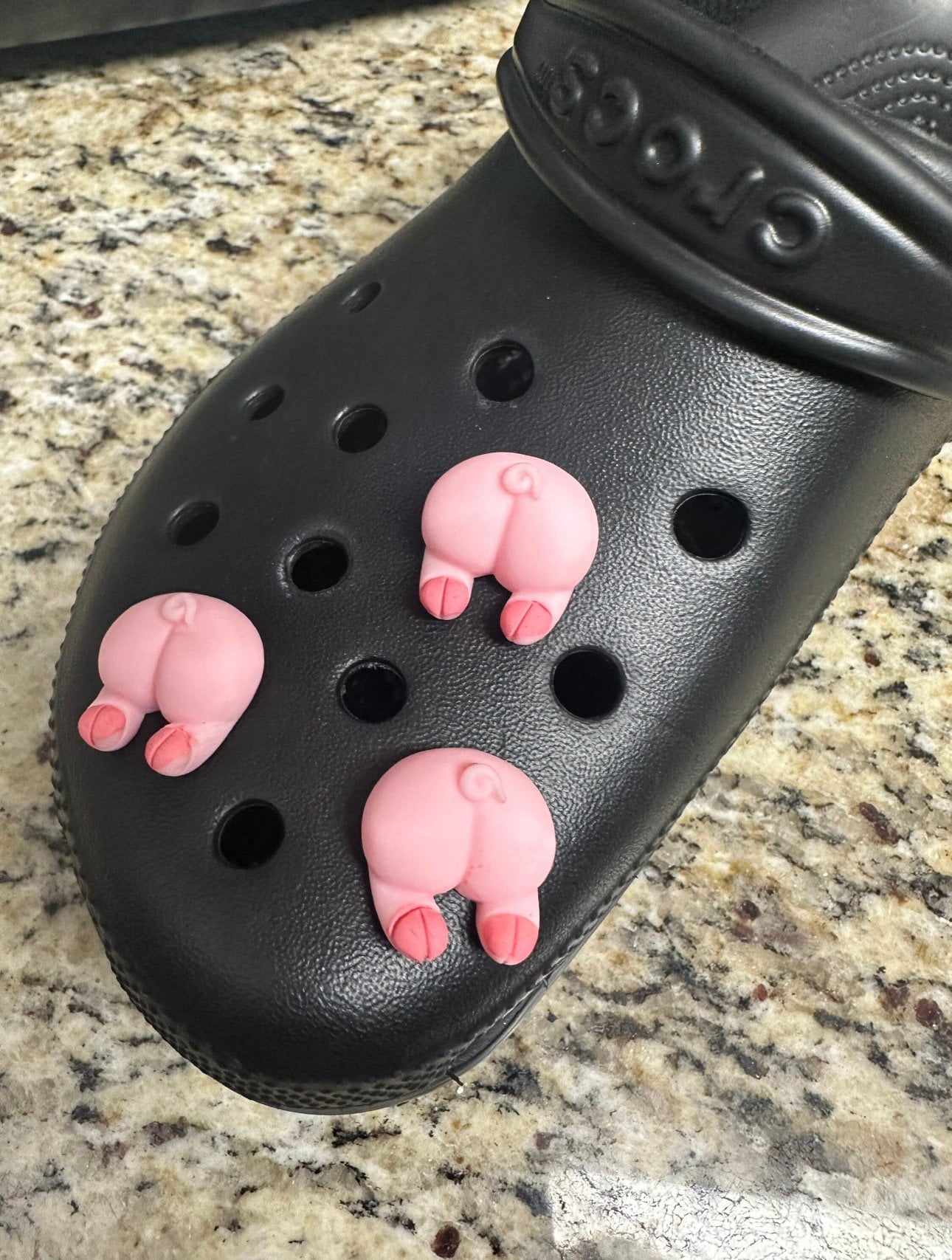 Kawaii | PIG BUTT | pig butt shoe charms | pork bun | butt | cute | Pink | oink | farm | charm | piggy | Piggy Butt