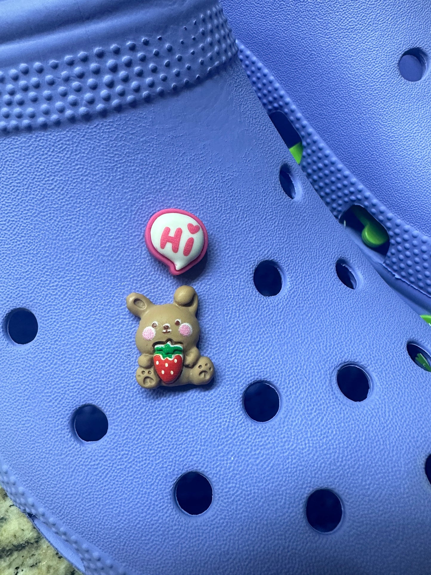 Hi! | Hi shoe charms | Hello | conversation starter | hi there shoe charms | unique charms | cute | cute Shoe charms
