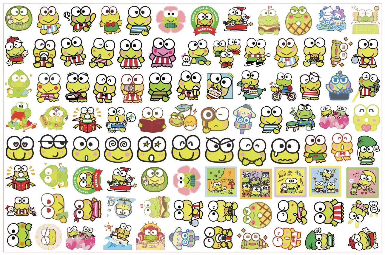 Random kero shoe charms | | Green frog | shoe charms | kawaii | | 1,3,5,10 pcs | Sanri | shy frog | keropi | Frog | San |