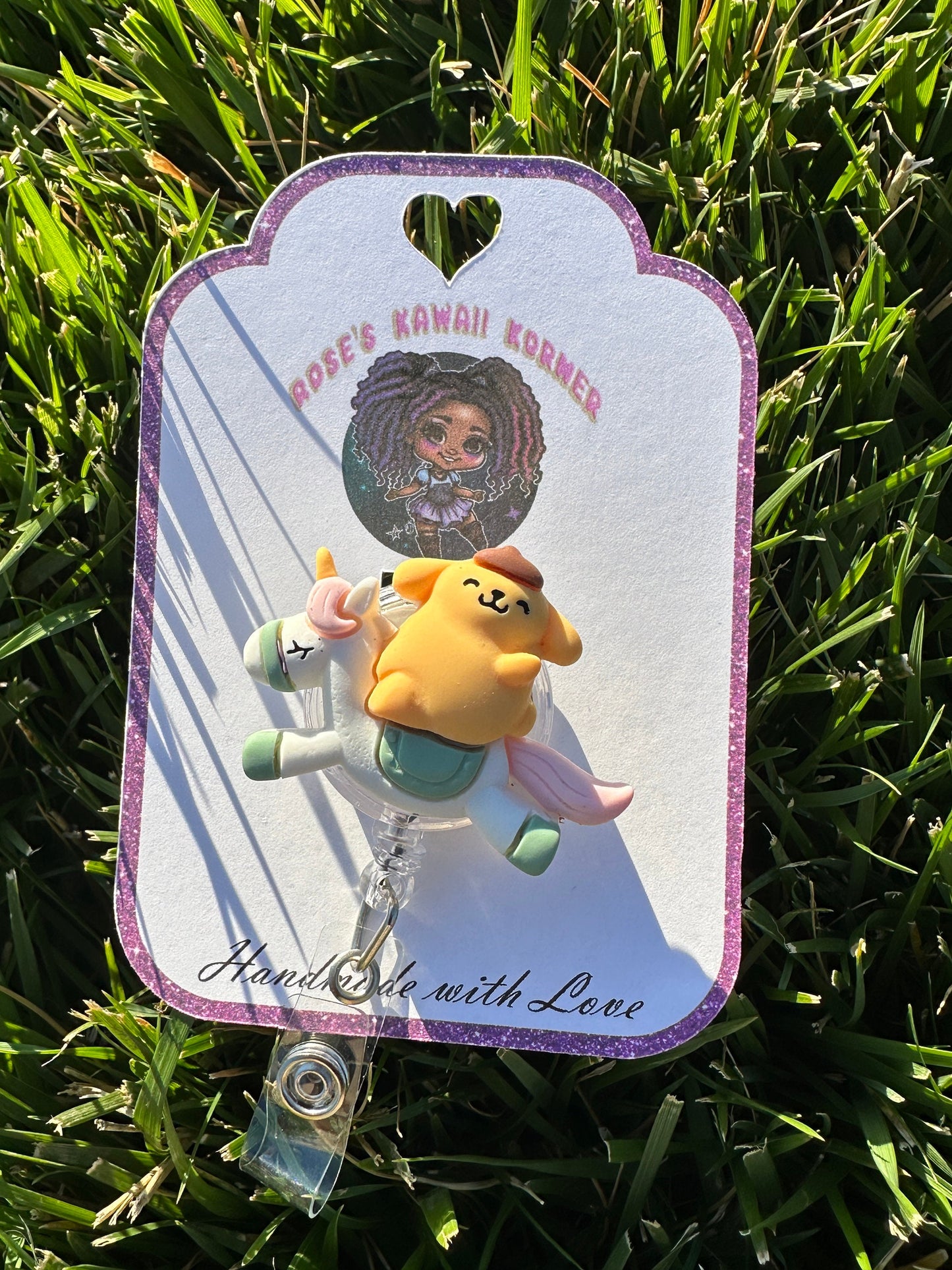 Retractable Badge Reels | Unicorn badge reels | kawaii | Kuro | Melody | Cinnmonroll | Nurse | RN | Dental Assistant | sanriod | ID Holder|