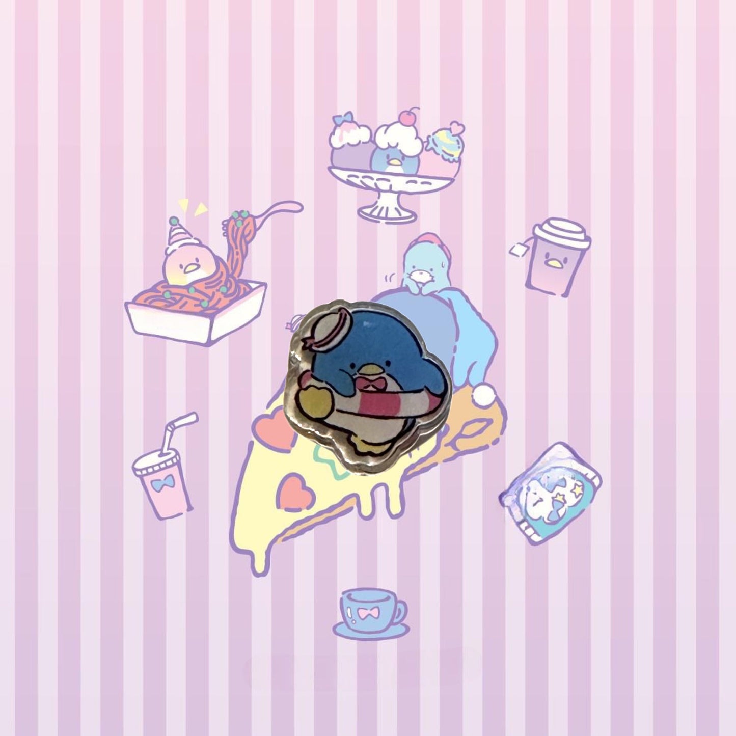 Random tuxedo shoe charms | tux sam | sleepy penguin | shoe charms | kawaii | blue penguin | 1,3,5,10 pcs | Sanri | Sam | tuxedo bird