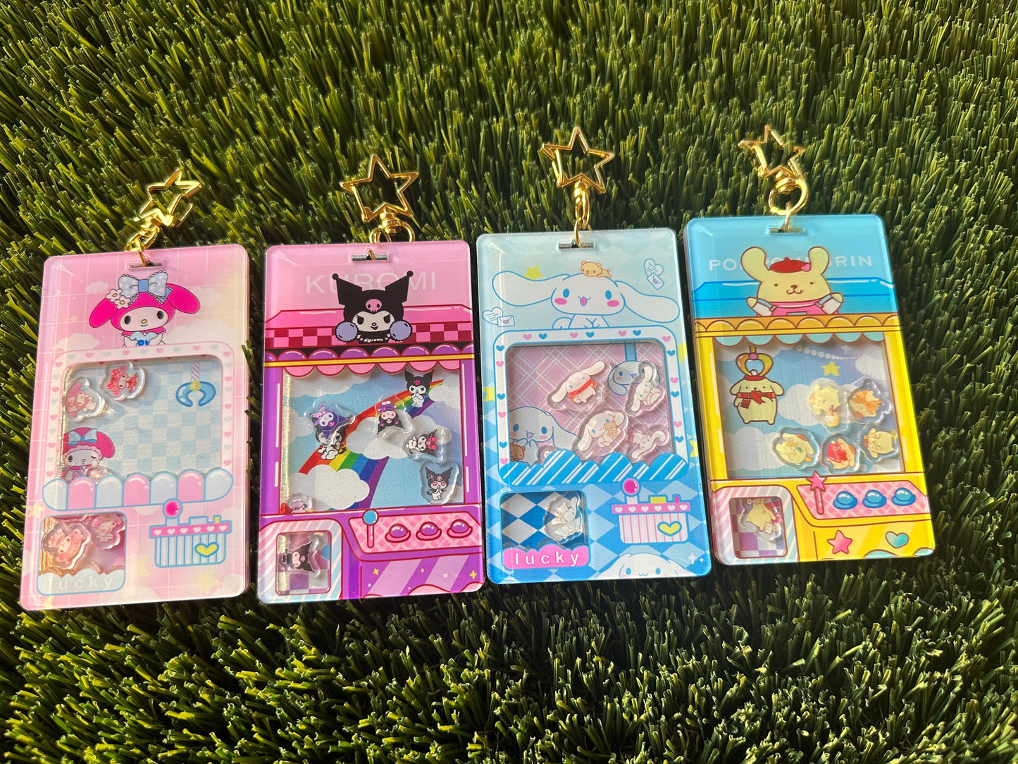 Cute Keychains | Dry shaker | Kawaii Shaker | Kawaii Keychain | Skill Crane | Sanriocore | Cartoon Style | Resin | acrylic keychain| Shaker