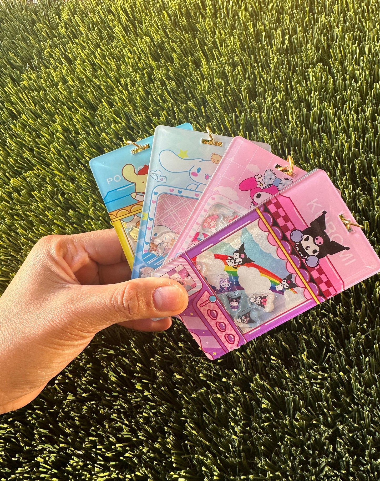 Cute Keychains | Dry shaker | Kawaii Shaker | Kawaii Keychain | Skill Crane | Sanriocore | Cartoon Style | Resin | acrylic keychain| Shaker