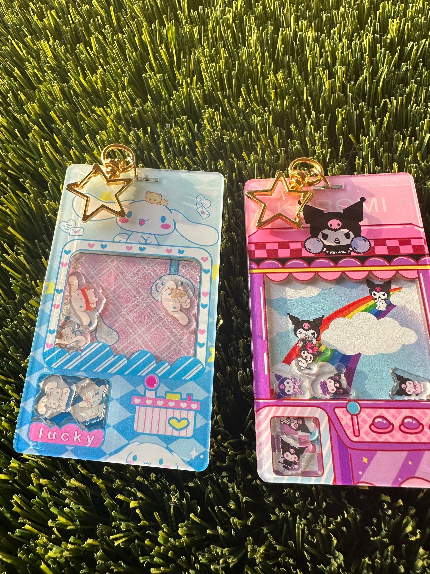 Cute Keychains | Dry shaker | Kawaii Shaker | Kawaii Keychain | Skill Crane | Sanriocore | Cartoon Style | Resin | acrylic keychain| Shaker