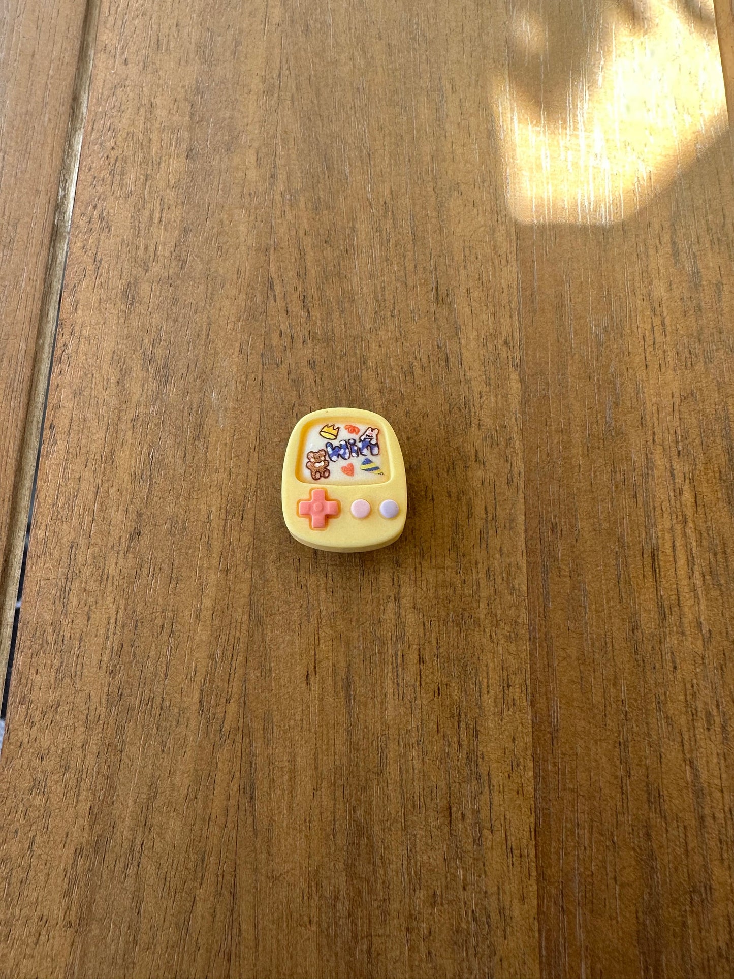 Gaming Shoe Charm | Tama inspired | Nano pet | gigapet | kawaii | cute | Pastel | Pocket Monsters | mini game | pocket play | handheld |