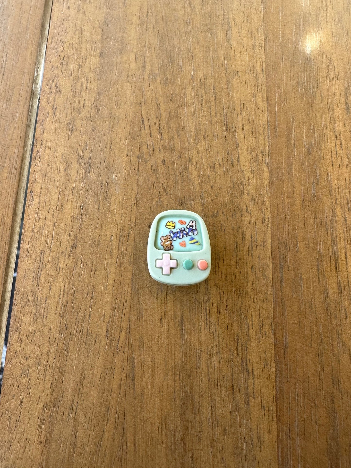 Gaming Shoe Charm | Tama inspired | Nano pet | gigapet | kawaii | cute | Pastel | Pocket Monsters | mini game | pocket play | handheld |