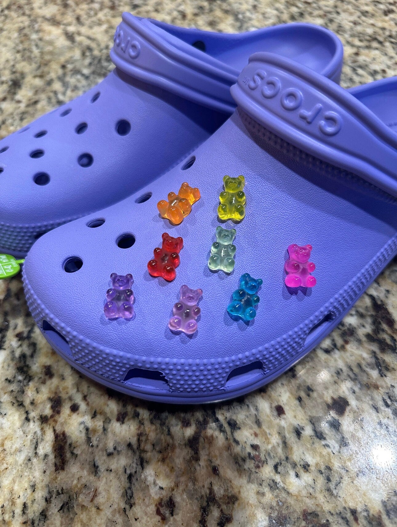 Gummy bear | shoe charms | rainbow bears | jelly resin | shoe charms | KAWAII | gummi bears | candy charms | 3D charms