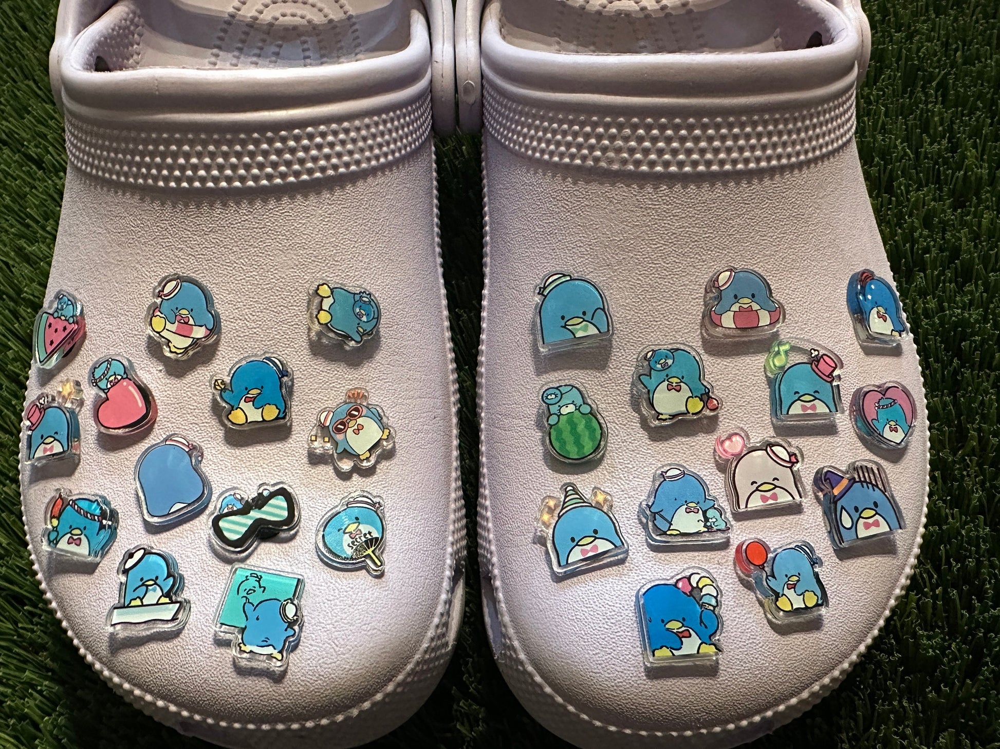 Random tuxedo shoe charms | tux sam | sleepy penguin | shoe charms | kawaii | blue penguin | 1,3,5,10 pcs | Sanri | Sam | tuxedo bird
