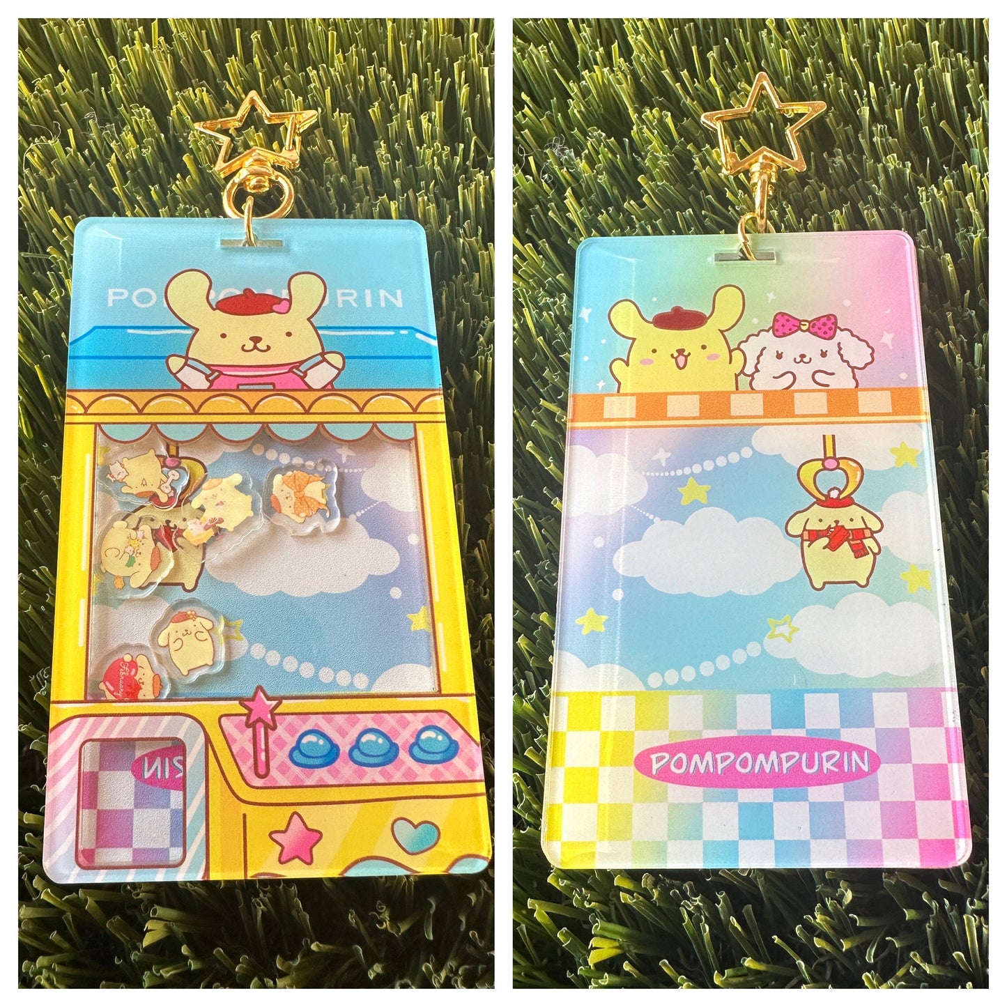 Cute Keychains | Dry shaker | Kawaii Shaker | Kawaii Keychain | Skill Crane | Sanriocore | Cartoon Style | Resin | acrylic keychain| Shaker