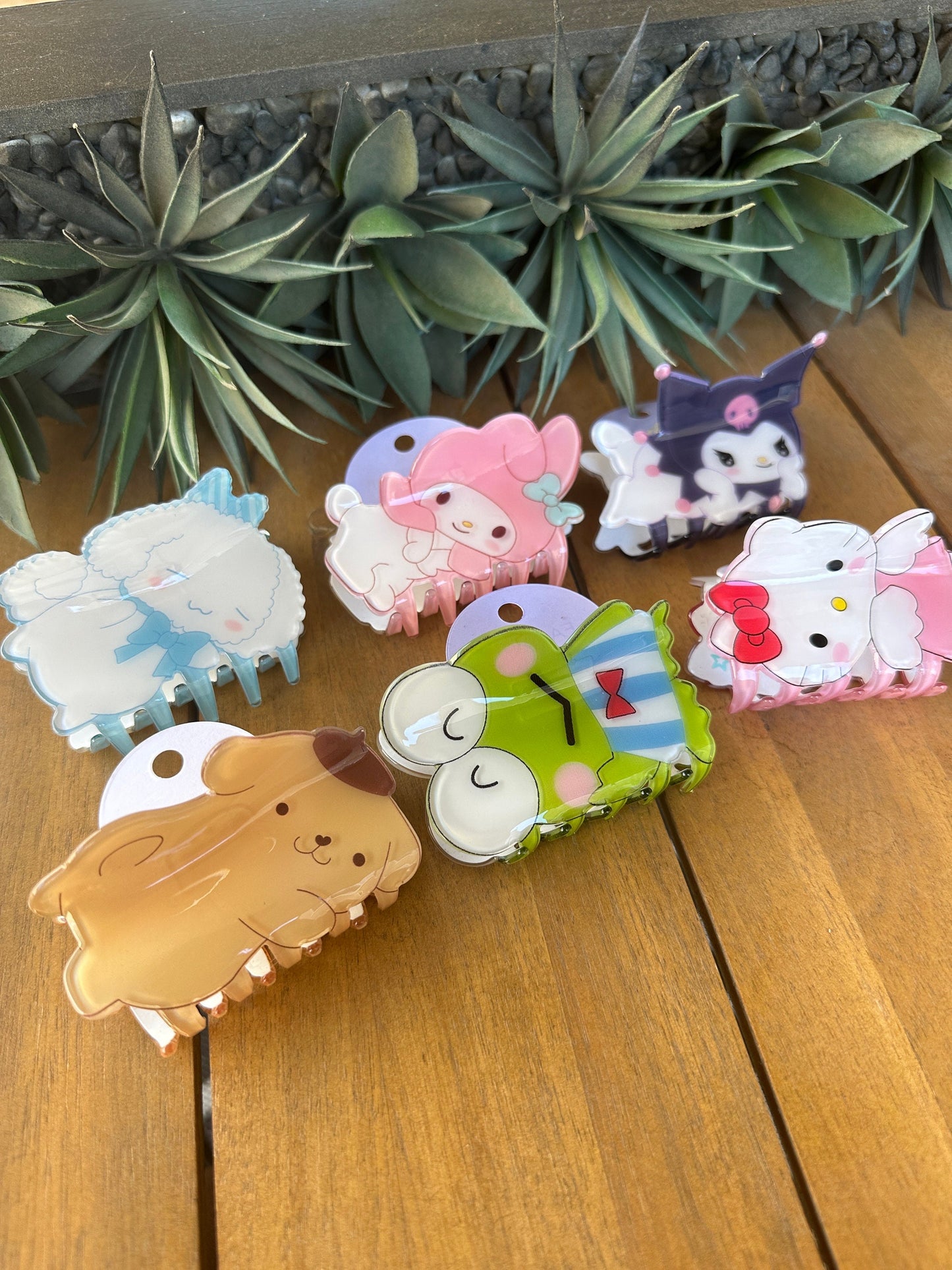 Kawaii Hair Clips | Hair accessories | Sanricore | cute hair accessories | gift ideas | hair claw | Kuro | Kawaii | Hair Clips | cutecore