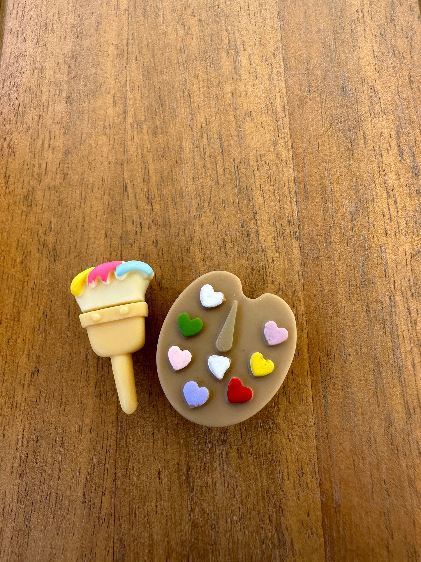 Paint Shoe Charms | Artist Charms | painting | Paint brush Charms | Unique | Gifts for artists | Paint palette | Colors | Artists clogs
