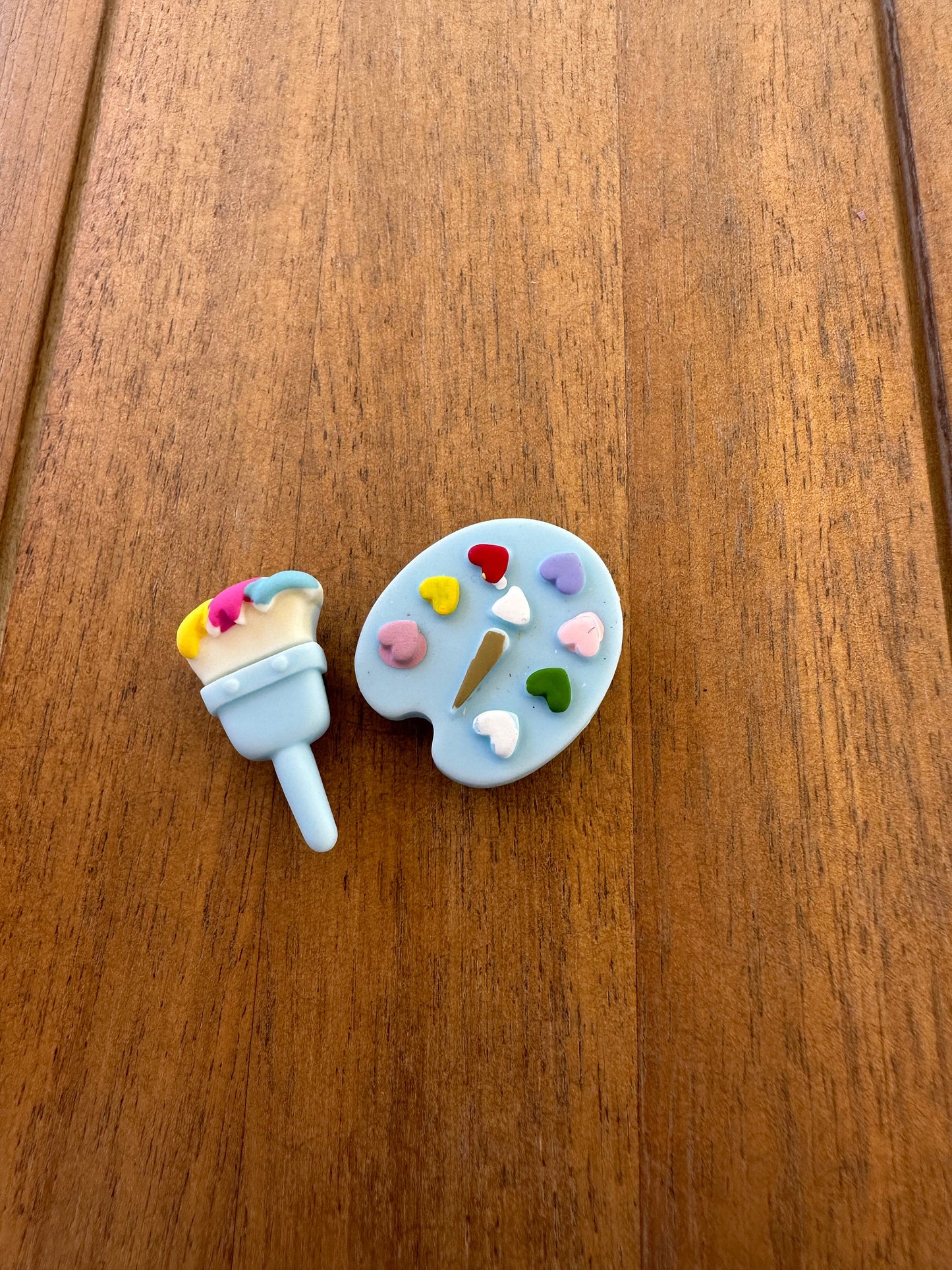 Paint Shoe Charms | Artist Charms | painting | Paint brush Charms | Unique | Gifts for artists | Paint palette | Colors | Artists clogs