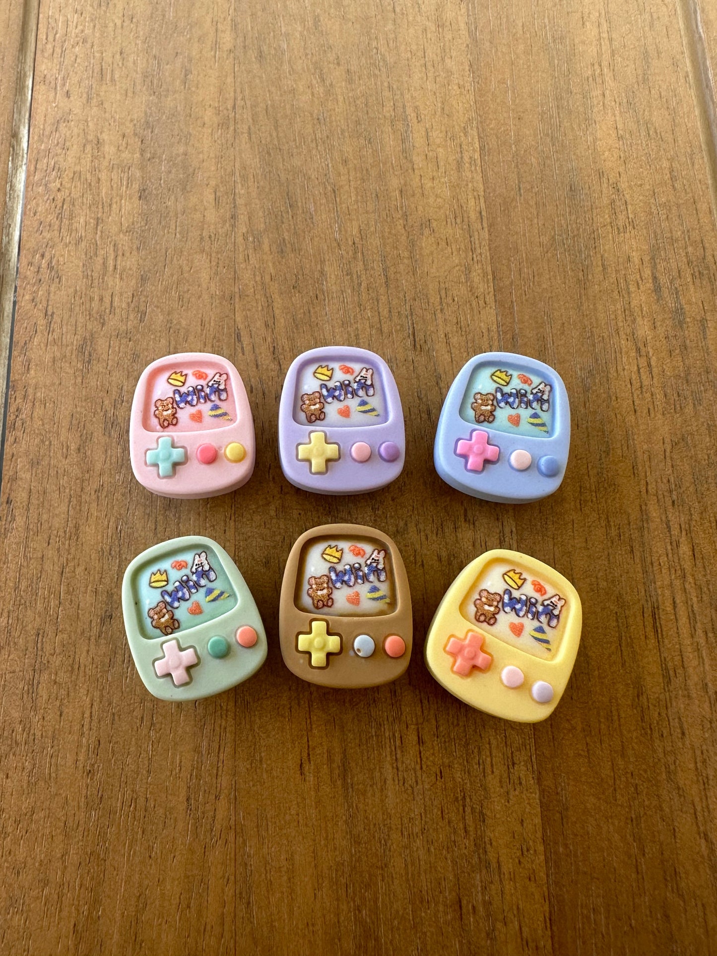 Gaming Shoe Charm | Tama inspired | Nano pet | gigapet | kawaii | cute | Pastel | Pocket Monsters | mini game | pocket play | handheld |
