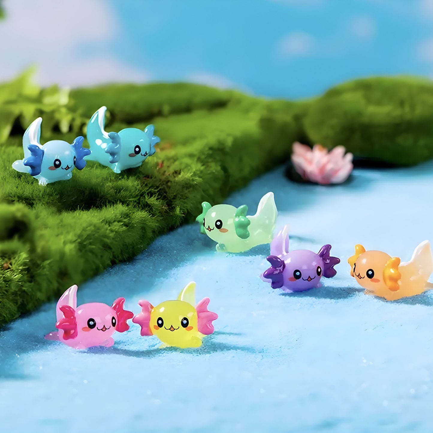 Axolotl shoe charm | axolot | sea creatures | kawaii shoe charms | rubber clogs | cute she charms | axolotl charm