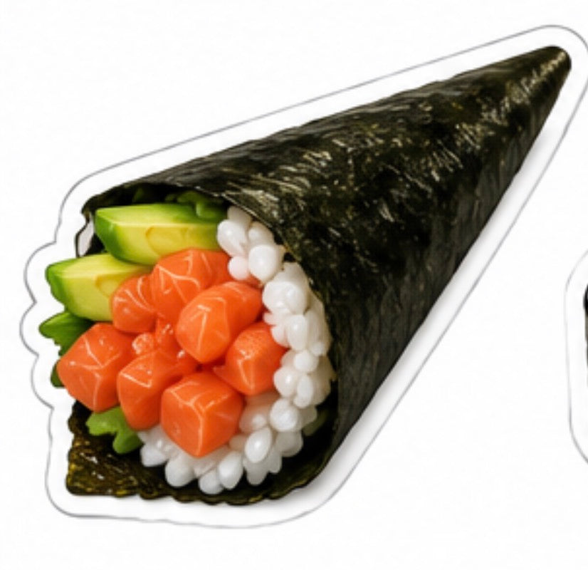 🍣 Kawaii Sushi Badge Reels | Cute Sushi Retractable ID Badge Holder | Handmade Acrylic Badge Reel for Nurses, CNAs, Medical Assistants, Lab Techs & Healthcare Workers