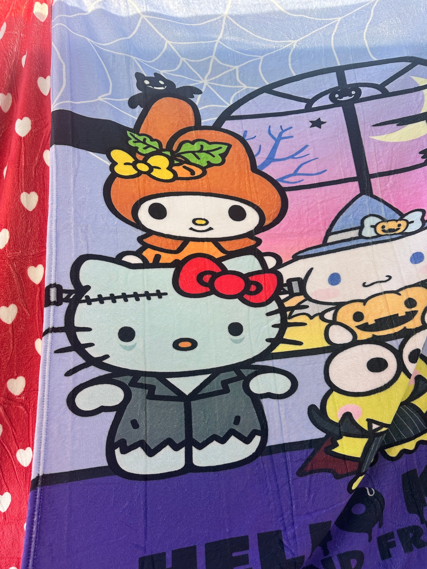 Sanrio Hello Kitty & Friends Halloween Throw Blanket