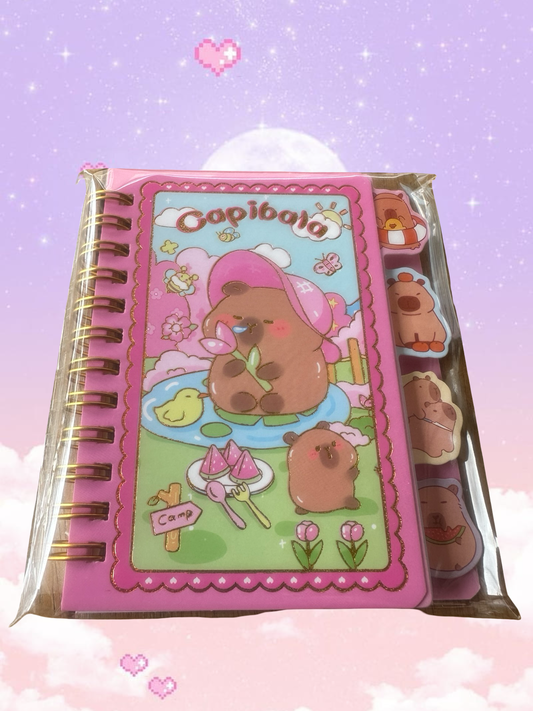 ✨  Capybara Capibala Kawaii Spiral Notebooks  ✨