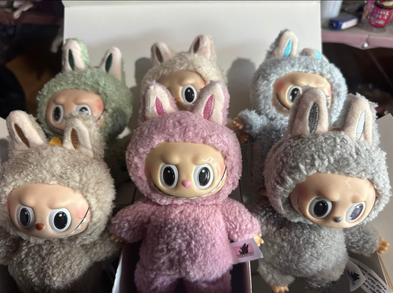 6 Pcs Lafufu Labubu
