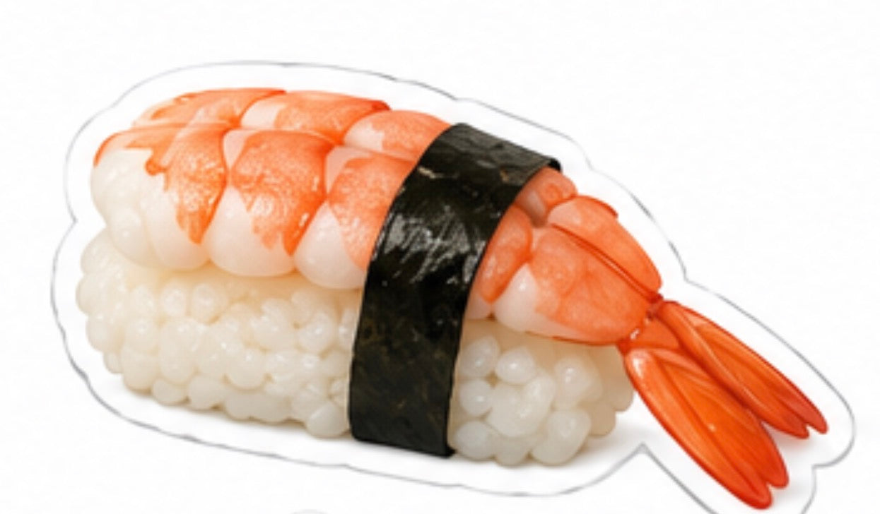 🍣 Kawaii Sushi Badge Reels | Cute Sushi Retractable ID Badge Holder | Handmade Acrylic Badge Reel for Nurses, CNAs, Medical Assistants, Lab Techs & Healthcare Workers