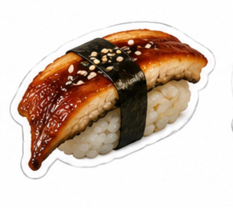🍣 Kawaii Sushi Badge Reels | Cute Sushi Retractable ID Badge Holder | Handmade Acrylic Badge Reel for Nurses, CNAs, Medical Assistants, Lab Techs & Healthcare Workers