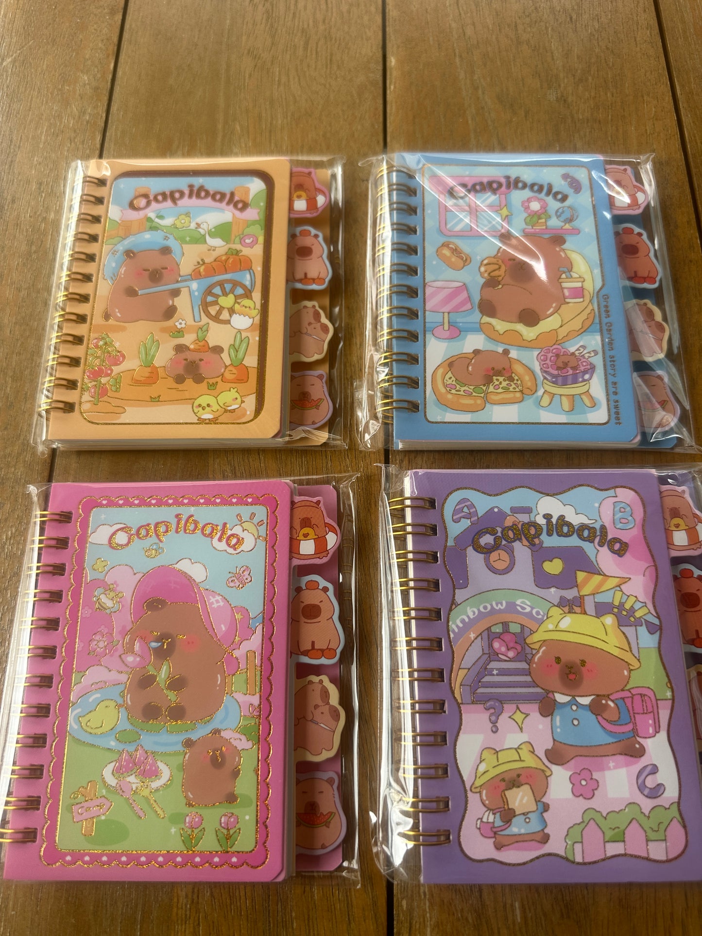 ✨  Capybara Capibala Kawaii Spiral Notebooks  ✨