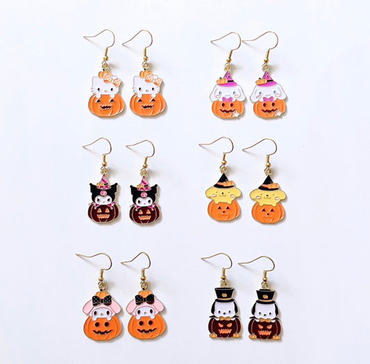 Halloween sanrio pumpkin Earrings