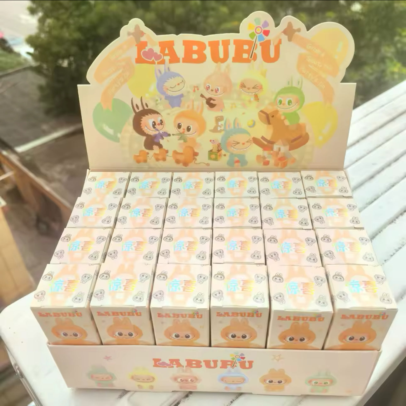 Labubu Mini Mystery Box keychain phone charm dangler