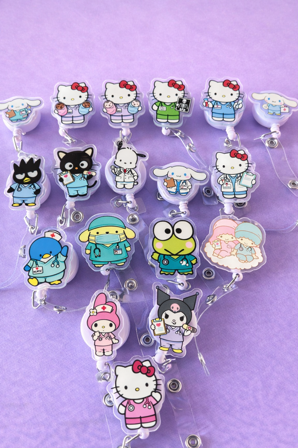 Sanrio Medical Badge Reels