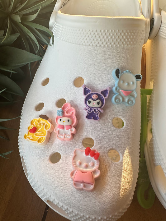 Sanrio Family Glossy Shoe charms