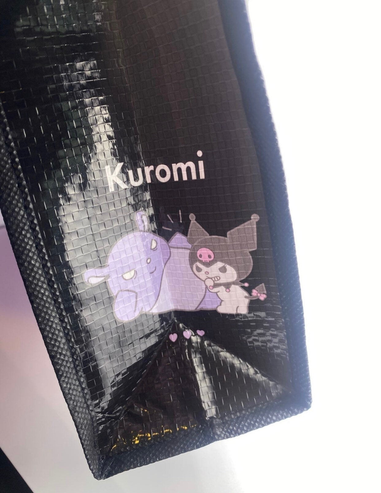 Kuromi reusable tote bag