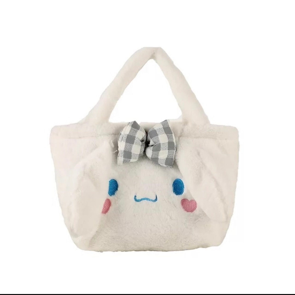 Sanriod Soft Fluffy Bags (Various!) | my melody | Kuromi | Easter basket | gift for girls | fluffy soft | Kawaii | pastel bag | Cinnmoroll
