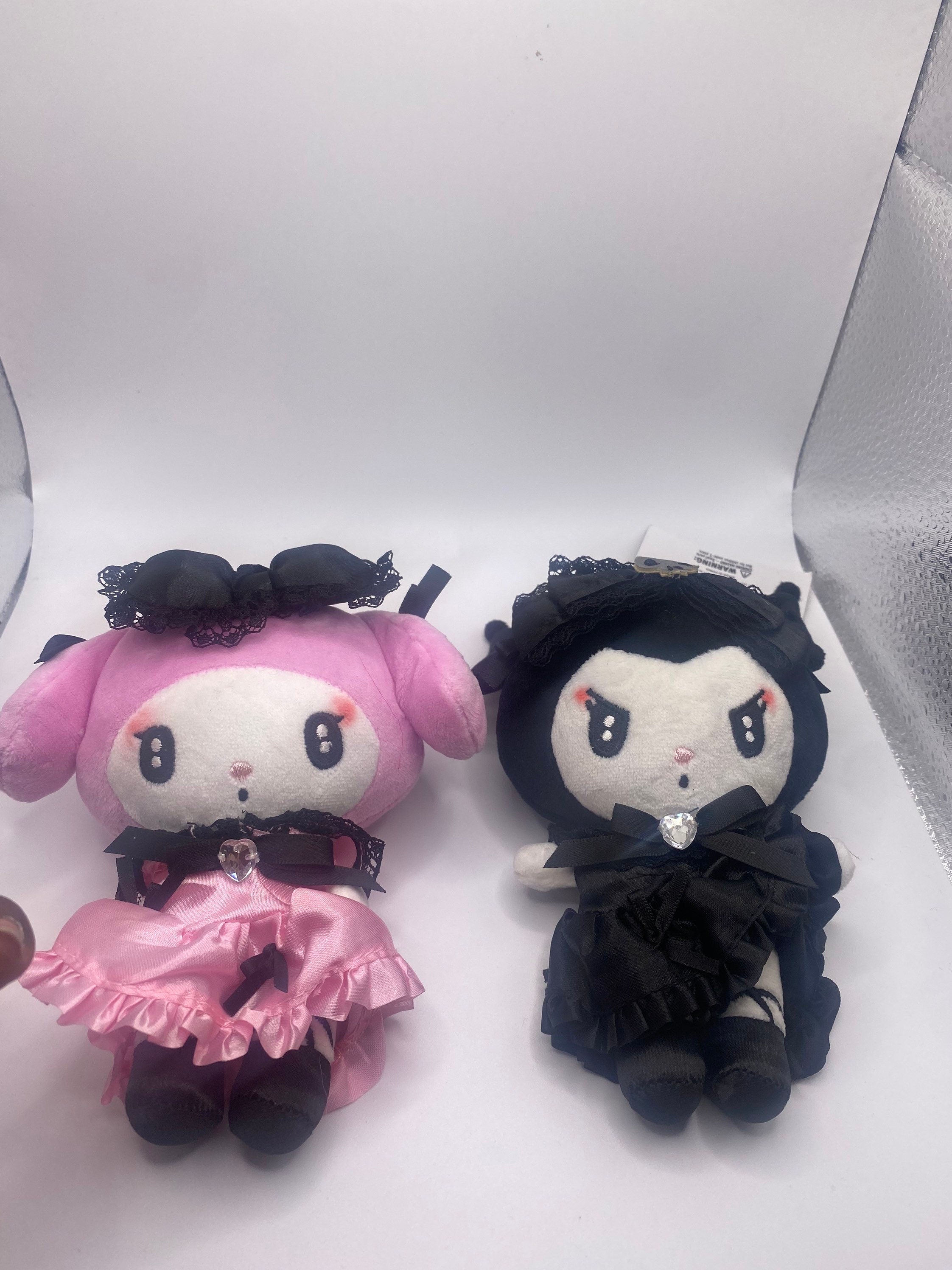 Kuromi Plush Doll Midnight Goth shops Lolita Melokuro