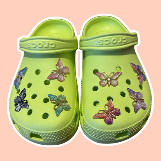 Butterfly | Shoe Chams | Kawaii | Colorful