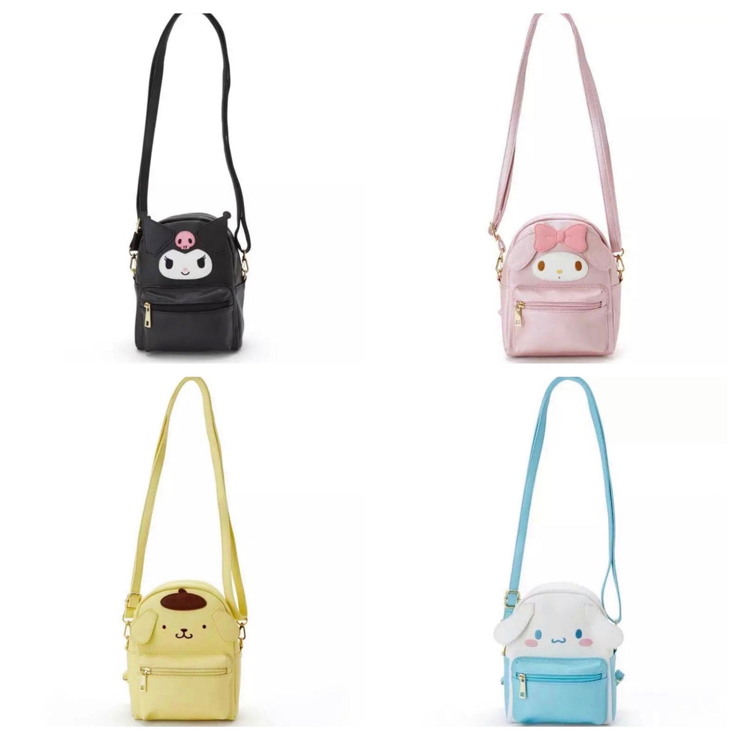 Kawaii| cute| Sanrioed| Cinnamonroll | Kuromi| Melody| Mini Backpacks