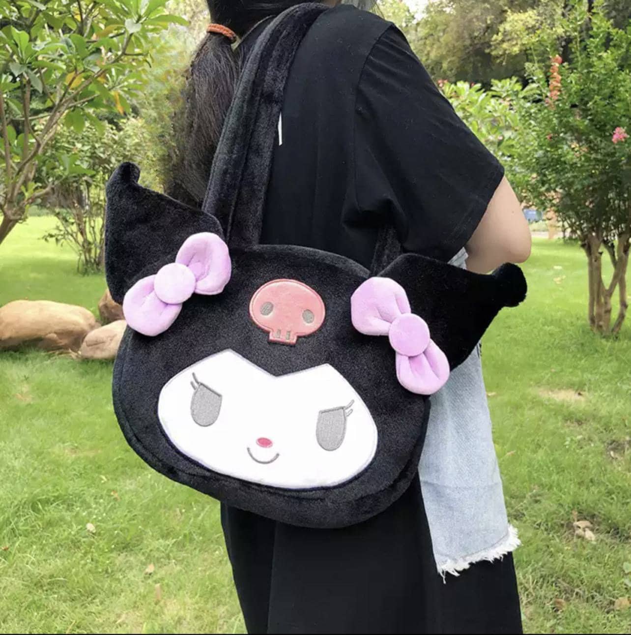 Kawaii | Fluffy Shoulder bag | Kuromi | Cute | Sanrioed | Gifts | Fast Shipping | Soft | Melody |