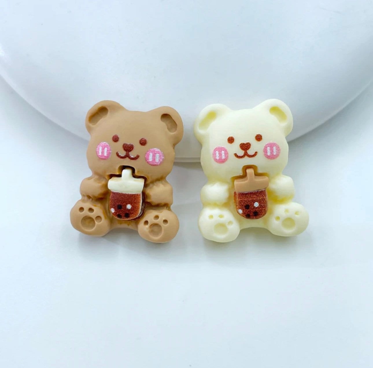 Shoe charm| kawaii | gifts for best friends | bff | Boba | boba drink charm | Teddy bears | boba tea teddy | cute | resin charm |