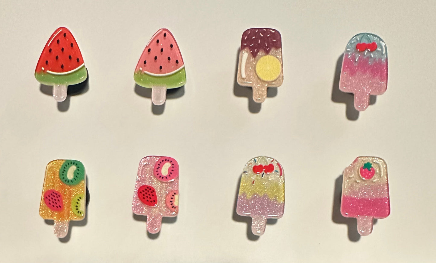 Summer charms | Popsicle| Summer time | glitter acrylic charms | glitter charms | kawaii | sparkle charms | summer |